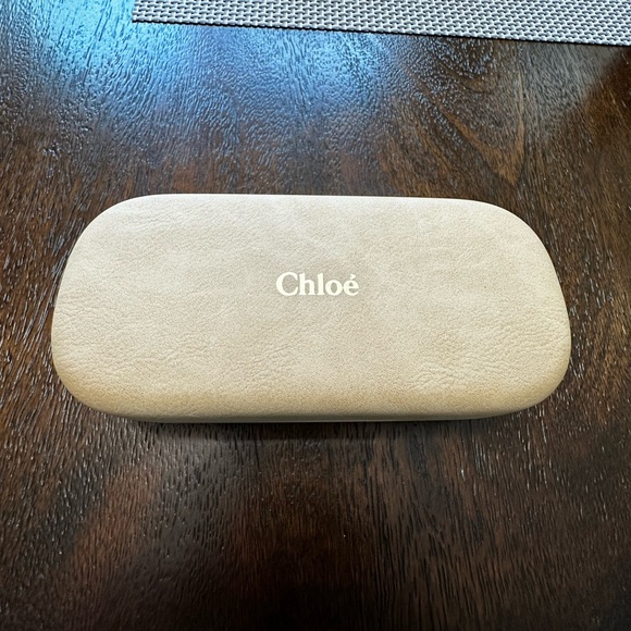 Chloe Rosie Cream And Gold Gradient Gray CE160S Round Sunglasses - Picture 2 of 7